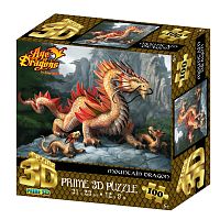 Puzzle Prime 3D 100 pieces: Golden Mountain Dragon